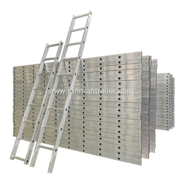 horizontal climbing aluminum single step straight ladder